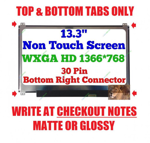 Au Optronics B133xtn01.3 Laptop Lcd Screen 13.3" Wxga Hd Diode (substitute Replacement Lcd Screen Only. Not A Laptop )