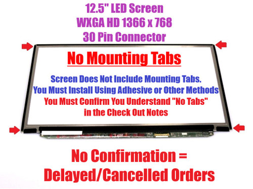 Ivo M125nwn1 R0 REPLACEMENT LAPTOP LCD Screen 12.5" WXGA HD LED