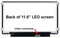 Dell 4ry6j Replacement LAPTOP LCD Screen 11.6" WXGA HD LED DIODE (04RY6J N116BGE-EA2 REV.C1)