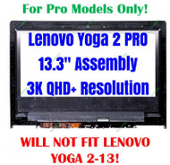 13.3" Lenovo YOGA 2 Pro 20266 QHD+ LCD Screen Display Touch Assembly+Frame Bezel