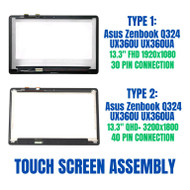 13.3" FHD LCD Touch Screen Digitizer Assembly B133HAN02.7 ASUS Q324UA Q324U