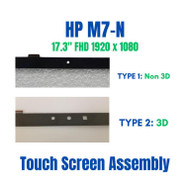 813803-001 HP M7-N014DX 17-N Touch Screen Glass Bezel LCD