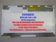 NEW 16" Display LCD LTN160AT01 Solution for Toshiba L505-S5984 Glossy