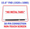 New LCD Screen for HP pn L20361-001 FHD 1920x1080 Matte Display 15.6"