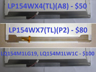 15.4" LED Screen for PANASONIC TOUGHBOOK CF-52 LP154WX7(TL)(P2) LCD LAPTOP
