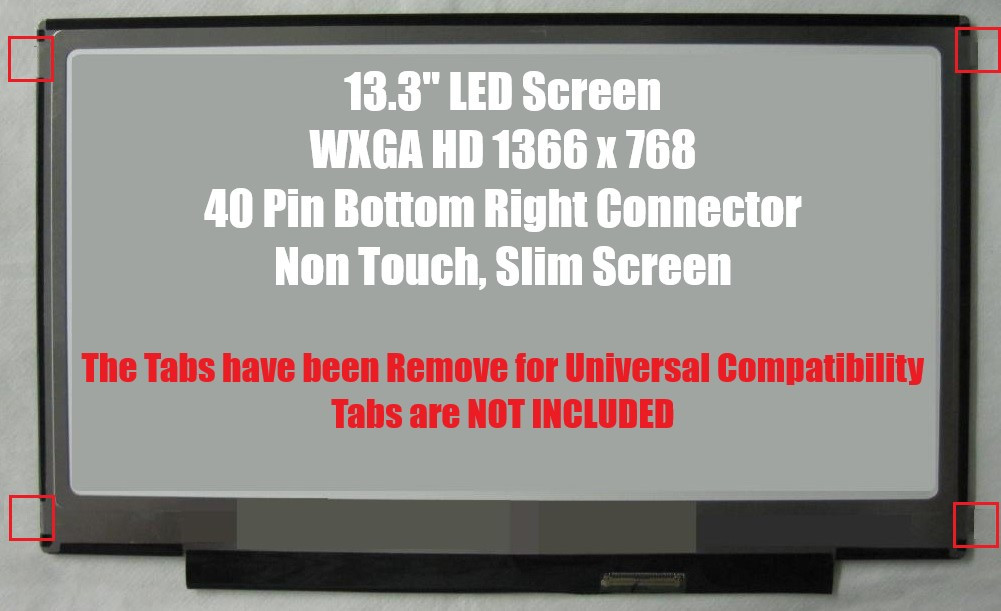 LAPTOP LED LCD screen 13.3 WXGA HD NEW L4 TL LG PHILIPS LP133WH2 