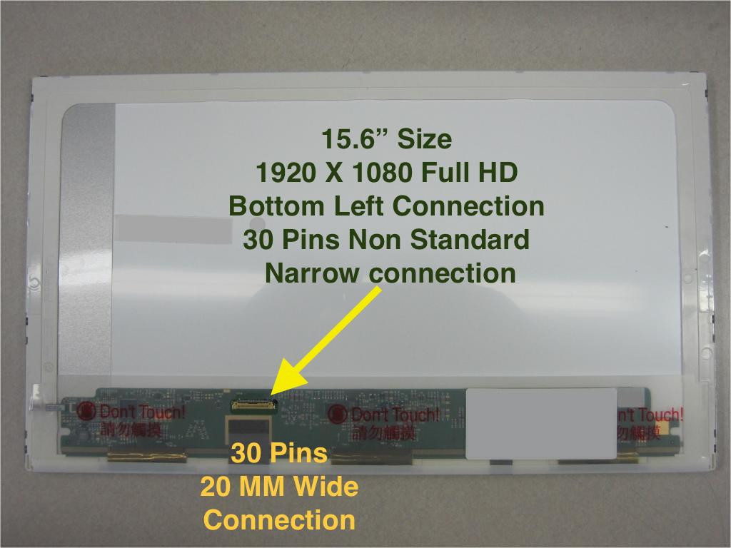 15.6" LP156WF1 TPB1 Laptop LED LCD Screen 30 PIN 1920X1080 LCD Display Panel