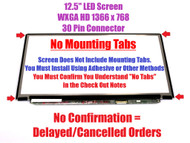 12.5" 1366x768 Laptop LCD REPLACEMENT Display Screen Lenovo X240 M125NWN1 30 Pin