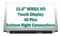 New Dell PN DP/N VJHRG 0VJHRG B156XTT01.3 HW0A Touch screen LCD Screen LED