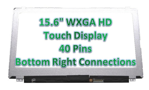 B156XTT01.3 New 15.6" LED 1366x768 WXGA 40 pin eDP Glossy Slim Screen Digitizer