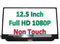 00HN883 B125HAN02.2 sd10g56682 LCD Lenovo Display 1920(RGB)x1080 FHD RGB Dsiplay