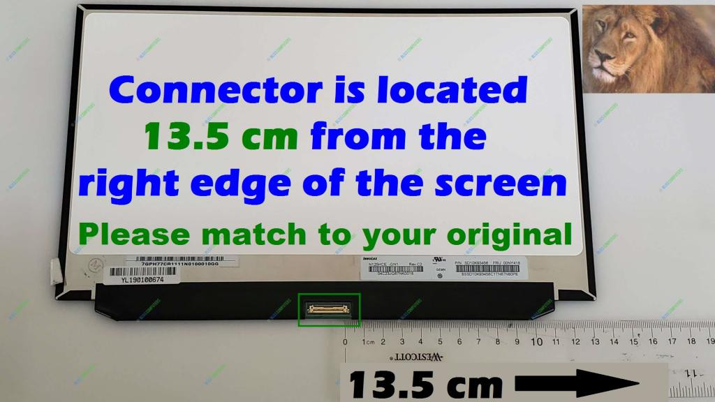 SCREENARAMA New Screen Replacement for Lenovo Thinkpad X280 Matte FHD 1920x1080 IPS LCD LED Display with Tools