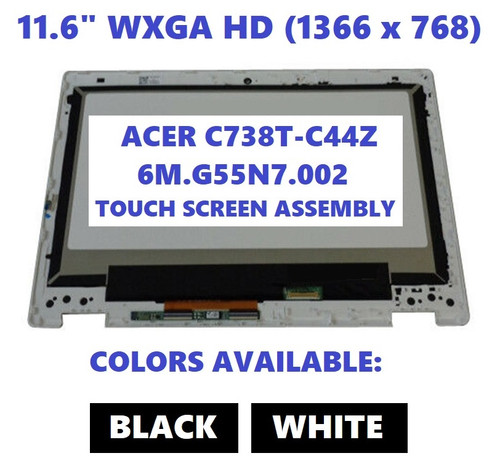 Acer Chromebook C738T Black Lcd Touch Screen Module 6M.G55N7.002
