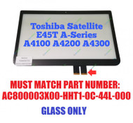 Touch Screen Glass Digitizer Panel For Toshiba Satellite E45t-A4200 E45t-A4300