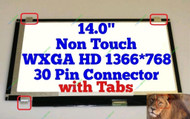 New LCD Screen for N140BGA-EA4 REV.C1 (Tabs Top/Bottom, Narrow) HD 1366x768