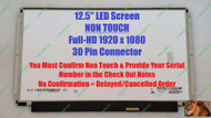 12.5"LED LCD Screen LG LP125WF2-SPB4 fit LP125WF2(SP)(B3) HP upgrade 1080P