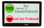 HP Chromebook X360 11-AE Lcd Touch Screen w/ Bezel 928588-001