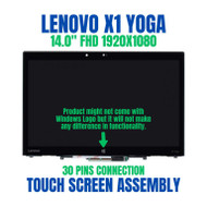 Lenovo Thinkpad X1 Yoga 14" FHD LED LCD 00UR189 Touch Screen Display assembly