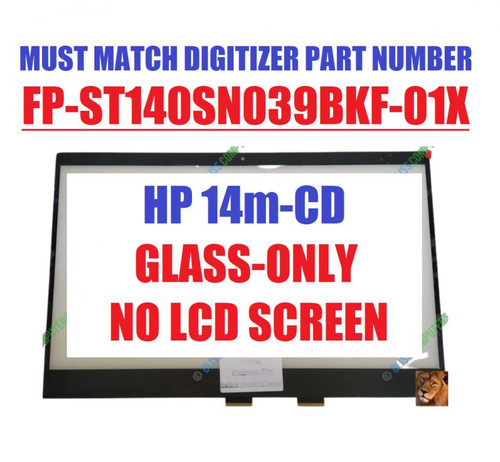 HP Pavilion X360 14M-CD0003DX Touch Screen Digitizer Glass Assembly 14" Lens New