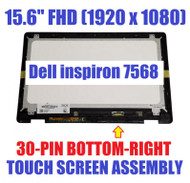 Nv156fhm-a11 2dhx6 Dell LCD Display 15.6" Led Touch Inspiron 15-7568 P55f