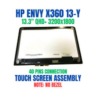 13.3" HP Envy X360 13-Y013CL QHD LCD Touch Screen Digitizer Assembly 914608-001