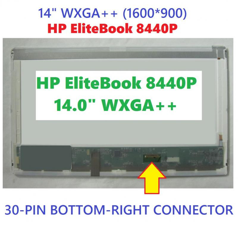 Generic 14 0 Laptop Screen 1366x768 Wxga Hd Led Diode Ltn140at05 For Hp Elitebook 8440p Etc