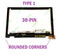 New LTN133HL03-201 LCD Touch Screen + Glass Digitizer + Sharp Corner Bezel