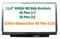 A+ 11.6" Glossy 1366x768 HD EDP 40 pin LED LCD Screen Compatible B116XW03 V.0