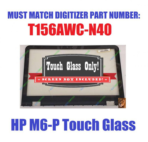 15.6" HP ENVY 15-AE178CA 15-AE144TX 15-AE146TX Touch glass Digitizer Assembly