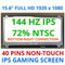 New 15.6" Fhd Genuine 144hz Display Screen Au Optronics B156han07.0 H/w:1a F/w:1