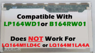 DALLE ECRAN LCD LQ164D1LD4A  16.4"  WXGA pour Sony Vaio PCG-3J1M 