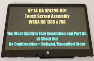 924298-001 HP Pavilion X360 14M-BA013DX LCD Touch Screen Replacement &Bezel