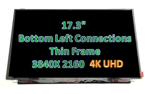 REPLACEMENT 17.3" UHD 4K 3840X2160 LCD Screen IPS LED display HP Pavilion P/N 857841-001