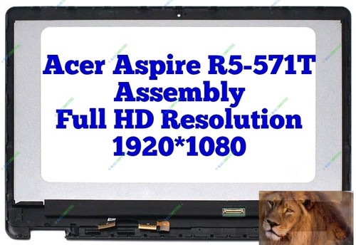 15.6" LCD Touch Screen + Bezel Assembly for Acer Aspire R5-571 R5-571T R5-571TG