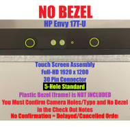 857435-001 HP 17.3" ENVY NOTEBOOK 17T-U000 Screen Display Assembly LCD FHD Touch Screen