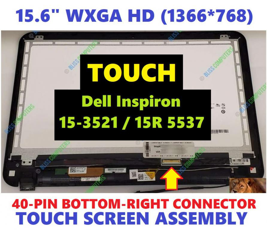 Dell Inspiron 15-3521 Touch REPLACEMENT LAPTOP LCD Screen 15.6" WXGA HD LED  DIODE(15(3521) 0GRJ9W ASSEMBLY)