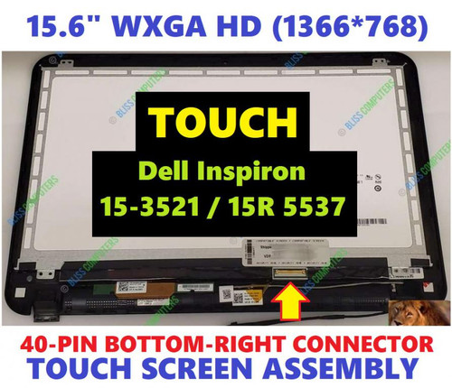 Dell 13ghg Touch Replacement LAPTOP LCD Screen 15.6" WXGA HD LED DIODE (013GHG 15-3521 ASSEMBLY)