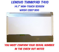 Lenovo Thinkpad T410 LCD Screen LED 42T0728 WXGA 14.1" LP141WX5 TL P3