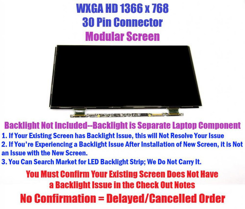 Laptop Lcd Screen For Apple Macbook Air Mc968ll/a 11.6" Wxga Hd