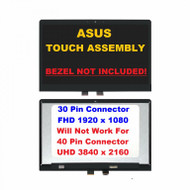 REPLACEMENT FHD IPS LCD Display Touch Screen Digitizer Assembly ASUS VivoBook Flip 15 TP510 TP510U TP510UA TP510UQ Series TP510UA-DH71T TP510UA-RH31T TP510UA-SB71T TP510UQ-IH74T NO Bezel