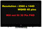 New 14" QHD 2560x1440 LCD Screen LED Display Touch Bezel Assembly Lenovo Thinkpad Yoga 460 FRU 01AW134