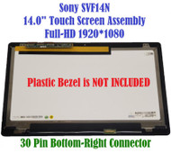 14" Sony Vaio Flip SVF14N SVF14N16SAS LCD Screen Touch Digitizer assembly FHD