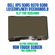 13.3" LED LCD Screen LQ133M1JW31 B133HAN05.0 DP/N WT1R3 2-connector Non Touch