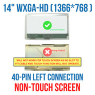 BLISSCOMPUTERS New Screen Replacement for B140XW01 V.9 Panasonic TOUGHBOOK CF-53, HD 1366x768, Matte, LCD LED Display