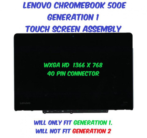 New Lenovo 500E Chromebook LCD Touch Screen Bezel 11.6" 5D10Q79736