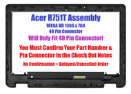 for Acer Chromebook R751T-C11Q R751T-C1DA Full LCD Display Touch Screen Assembly