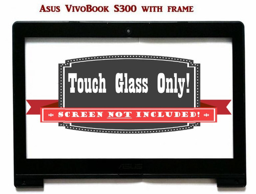 13.3" For Asus Vivobook S300 S300CA Touch Screen Digitizer Glass Replace + Frame