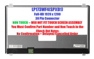 LP173WF4(SP)(D1) LG 17.3" FHD eDP LED LCD Laptop Screen/Display LP173WF4-SPD1