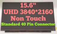 15.6" 4K LED LCD Screen 3840X2160 eDP 40 Pin UHD Non Touch AUO B156ZAN03.2 00NY694