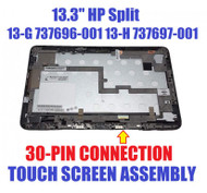 HP Split X2 13 LCD Screen Touch Digitizer Assembly LP133WH1 SPB1 737697-001